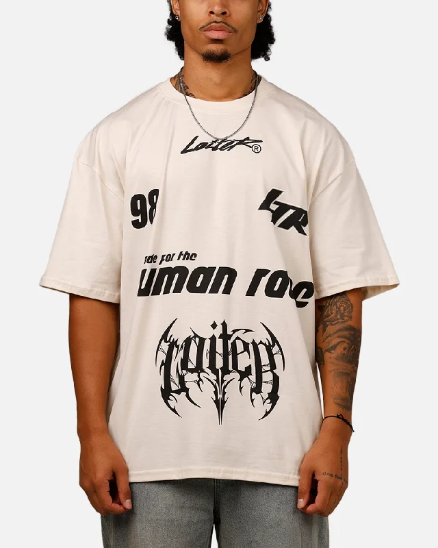 Loiter Racer T-Shirt Off White-- Casual Formal Business