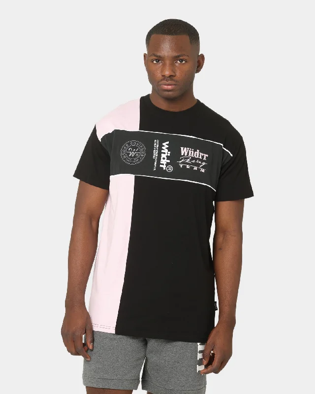 WNDRR Judgement Panel T-Shirt Black/Lilac-- Chenille Fabric Brocade Fabric Lace Fabric WNDRR Judgement Panel T-Shirt Black/Lilac-- Chenille Fabric Brocade Fabric Lace Fabric