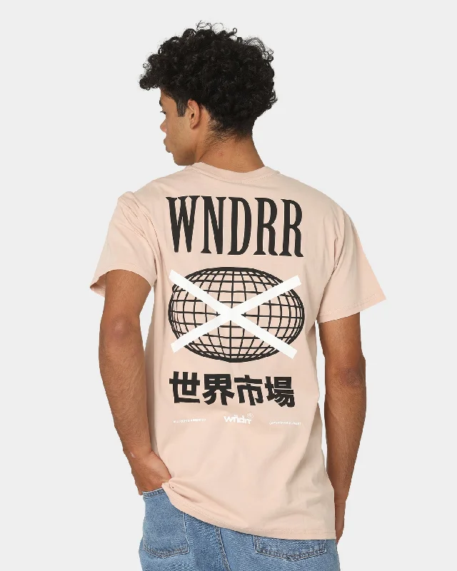 WNDRR Nezuko Custom Fit T-Shirt Sand-- Layered Multi-layer Single Layer