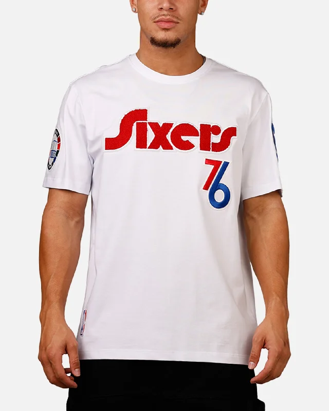 Pro Standard Philadelphia 76ers City 24-25 Season T-Shirt White-- Anti-Pilling Machine Wash Handmade Pro Standard Philadelphia 76ers City 24-25 Season T-Shirt White-- Anti-Pilling Machine Wash Handmade