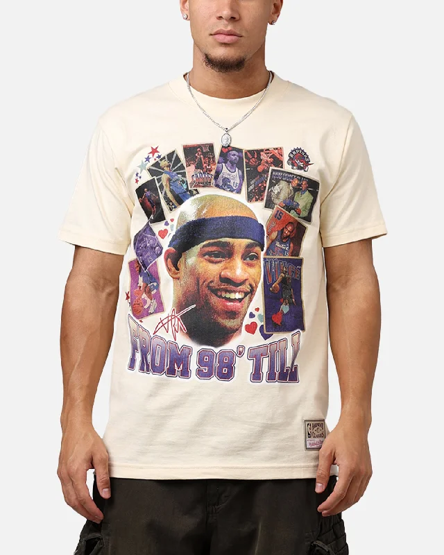 Mitchell & Ness Vince Carter From 98' T-Shirt Cream-- Rayon Fabric Velvet Fabric Corduroy Fabric