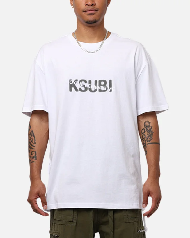 Ksubi No One Biggie T-Shirt White-- Chenille Blend Fleece Blend Nylon Blend