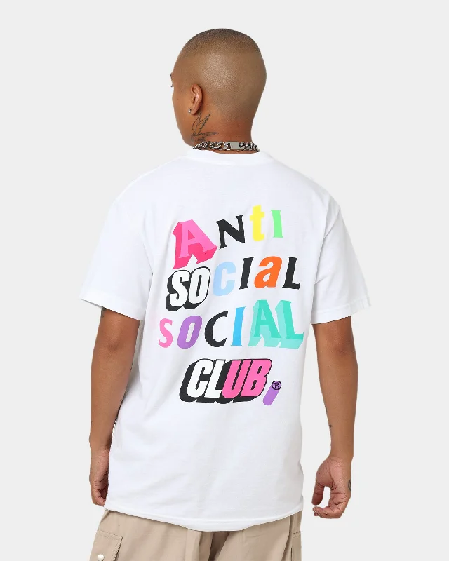 Anti Social Social Club The Real Me T-Shirt White-- Terry Blend Velvet Blend Canvas Blend Anti Social Social Club The Real Me T-Shirt White-- Terry Blend Velvet Blend Canvas Blend