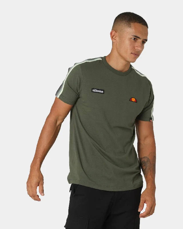 Ellesse La Versa T-Shirt Dark Green-- Cashmere Blend Cotton Blend Poly Blend