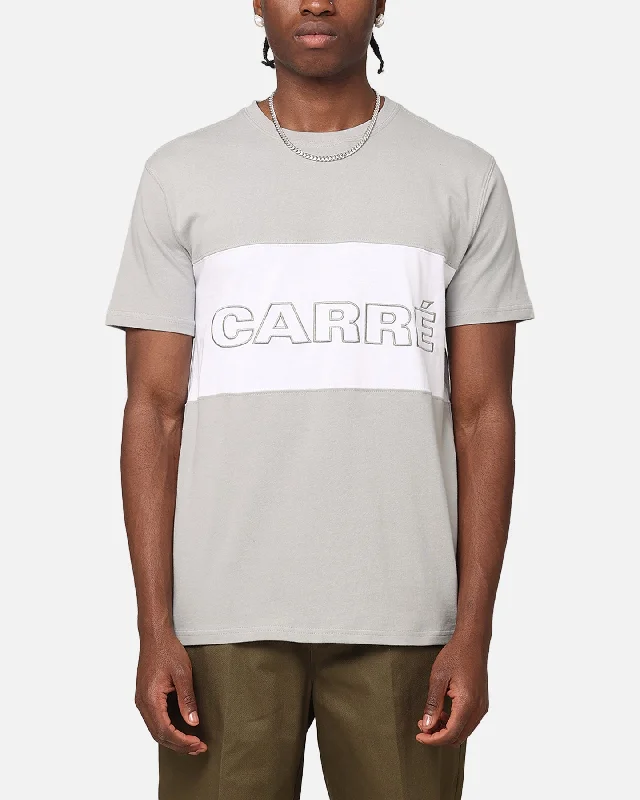 Carre Boost Panel T-Shirt Grey/White-- Modern Contemporary Chic