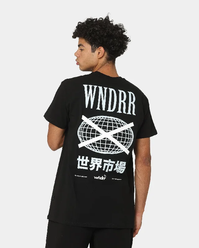 WNDRR Nezuko Custom Fit T-Shirt Black-- Boxy Fit Fitted Loose