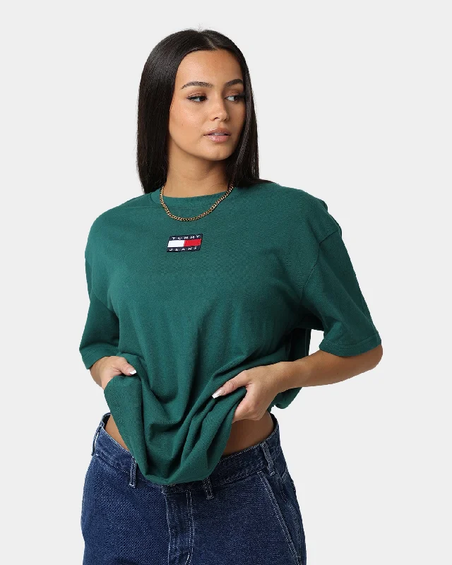 Tommy Jeans Tommy Badge T-Shirt Rural Green-- Satin Fabric Silk Fabric Chiffon Fabric Tommy Jeans Tommy Badge T-Shirt Rural Green-- Satin Fabric Silk Fabric Chiffon Fabric