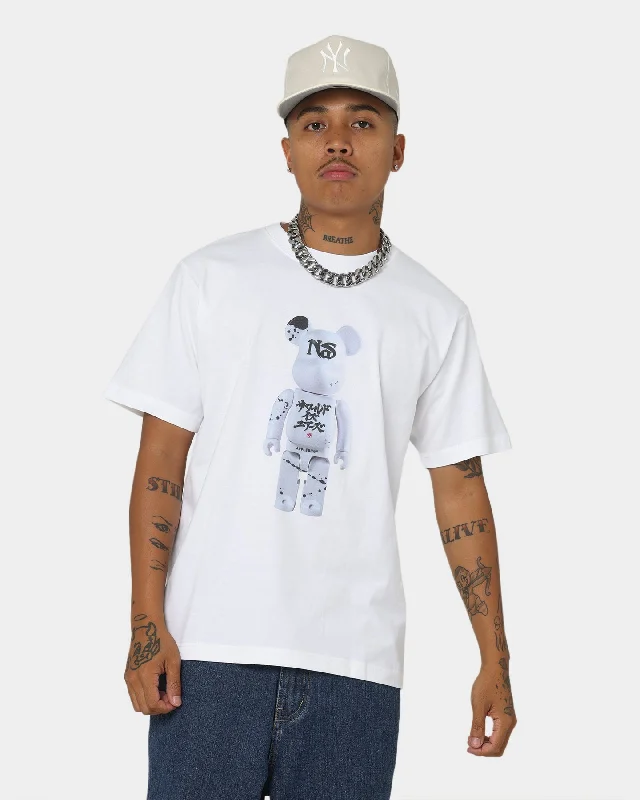 Medicom Toy Nas X Applebum Be@r T-Shirt White-- Lace Blend Ribbed Blend Corduroy Blend Medicom Toy Nas X Applebum Be@r T-Shirt White-- Lace Blend Ribbed Blend Corduroy Blend