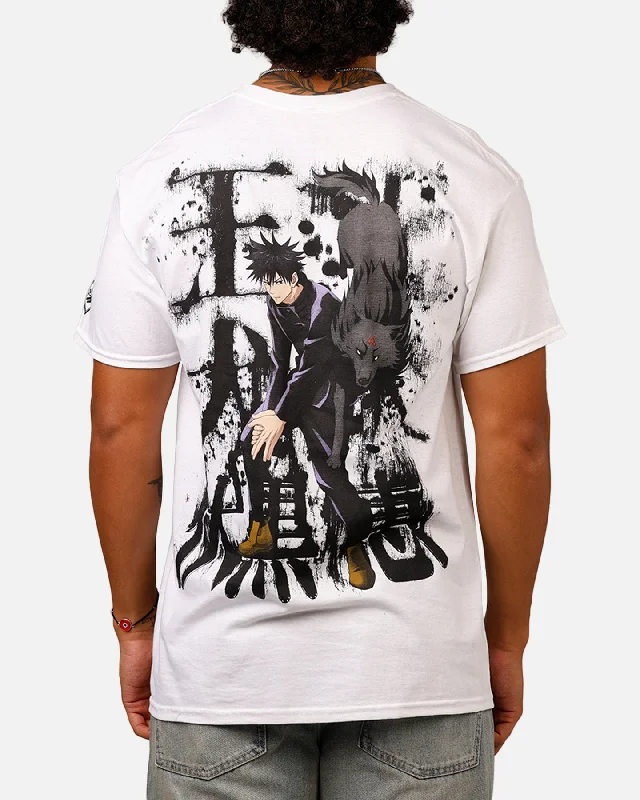 Goat Crew X Jujutsu Kaisen Fushiguro T-Shirt White-- Handmade Hand-knitted Hand-woven