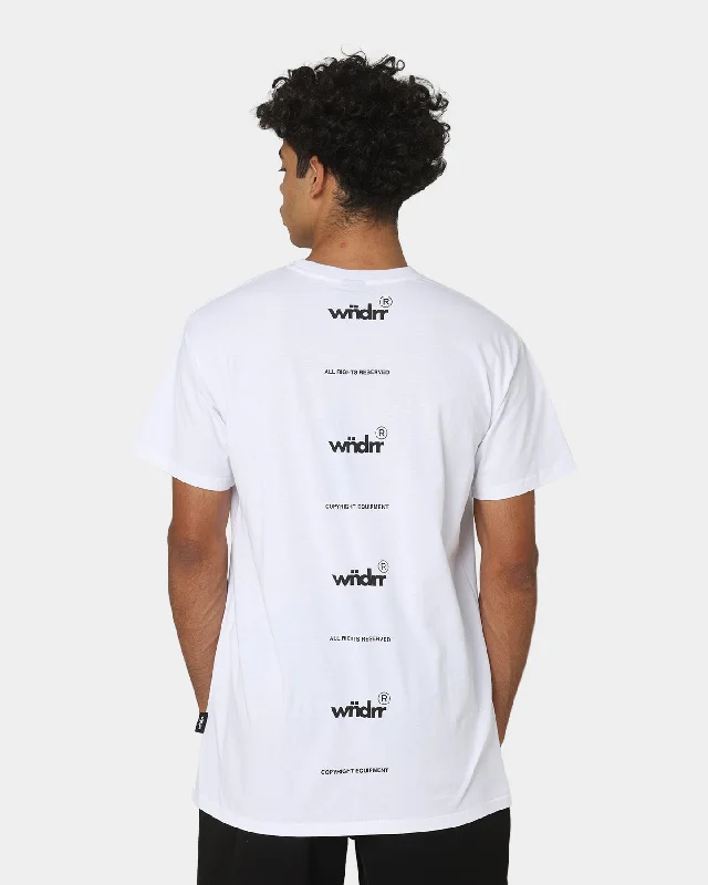 WNDRR Run It Custom Fit T-Shirt White-- Plaid T-Shirt Polka Dot Checkered