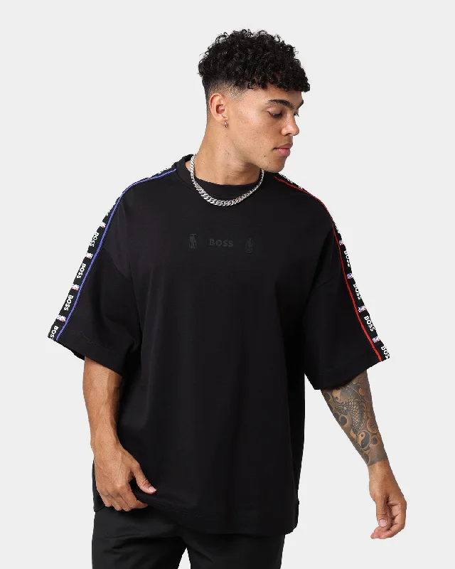 Hugo Boss Hugo Boss X NBA Modern T-Shirt Black-- Zippered Front Buttoned Front Snap Front Hugo Boss Hugo Boss X NBA Modern T-Shirt Black-- Zippered Front Buttoned Front Snap Front