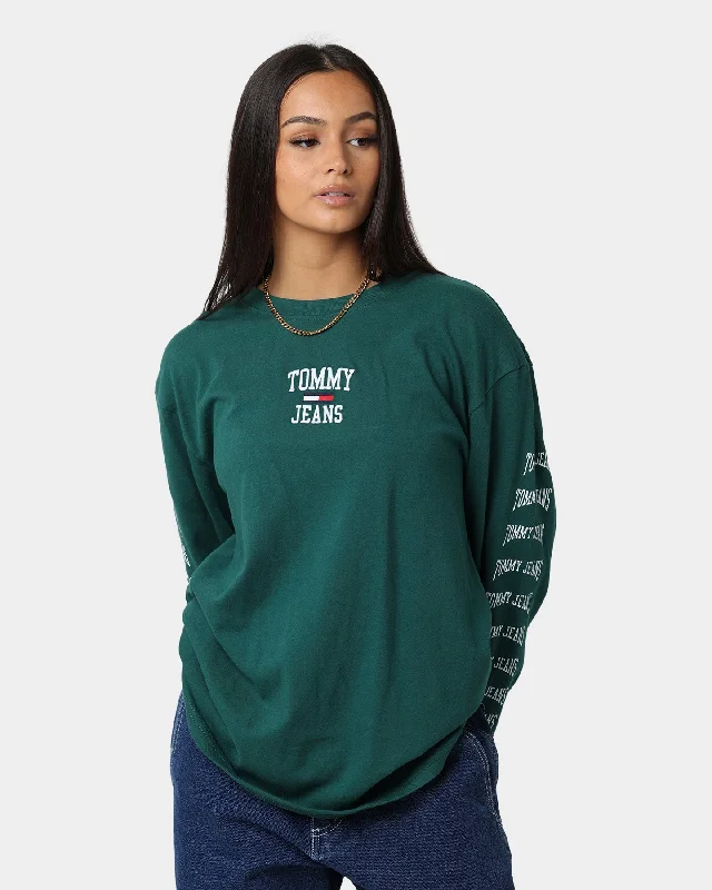Tommy Jeans TJM Homespun Graphic Long Sleeve T-Shirt Rural Green-- Faux Fur Fabric Real Fur Fabric Shearling Fabric Tommy Jeans TJM Homespun Graphic Long Sleeve T-Shirt Rural Green-- Faux Fur Fabric Real Fur Fabric Shearling Fabric