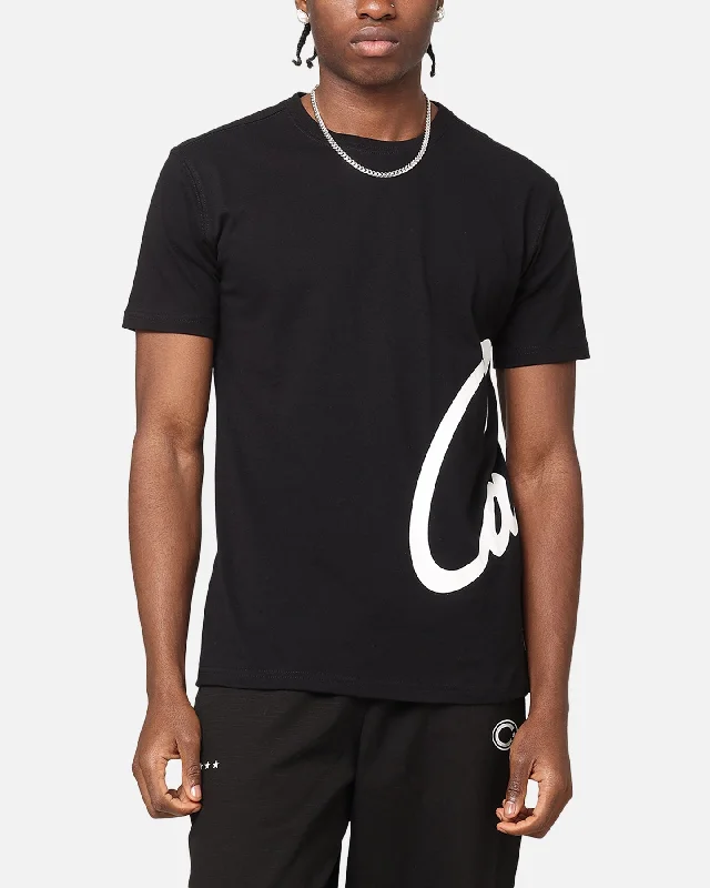 Carre Roadman T-Shirt Black-- Hooded Caped Shawl Collar