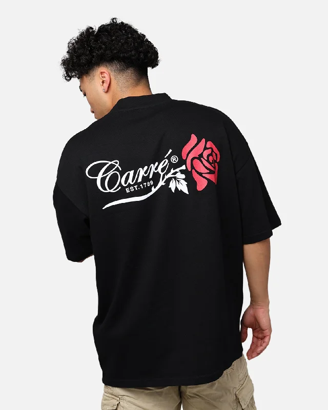 Carré Rara Oversized T-Shirt Black-- Elasticated Padded Insulated