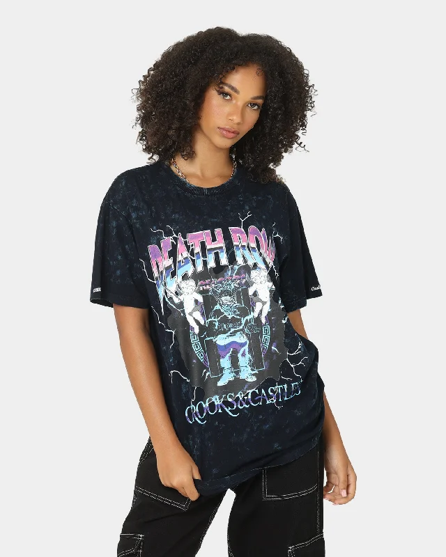 Crooks & Castles X Death Row Records Core Electric T-Shirt Black-- Polka Dot Checkered Tartan Crooks & Castles X Death Row Records Core Electric T-Shirt Black-- Polka Dot Checkered Tartan