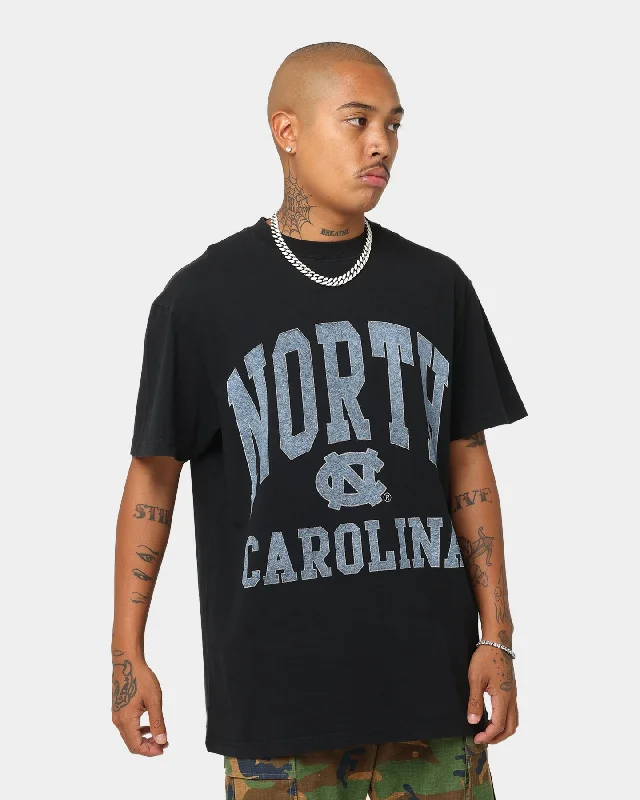 National Collegiate Athletic Association UNC Vintage Arch T-Shirt Washed Moonless-- Zippered Front Buttoned Front Snap Front