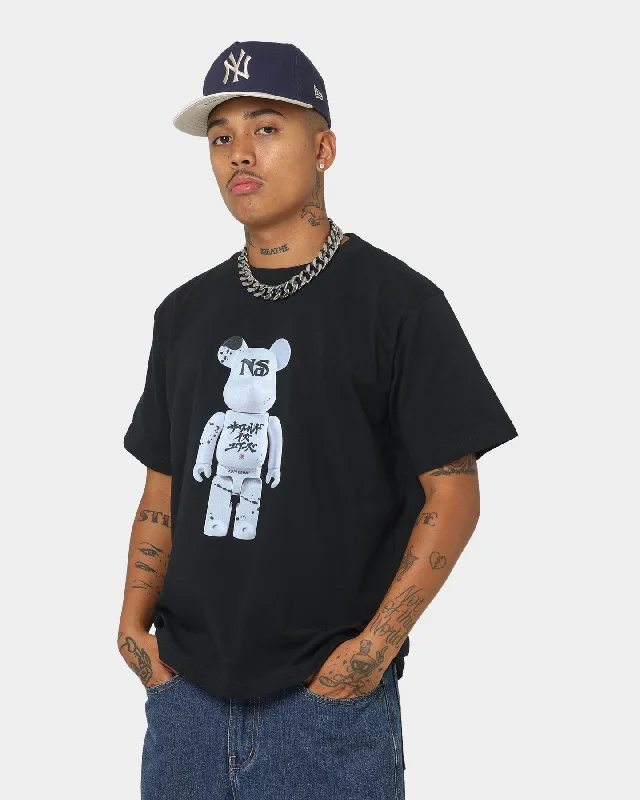 Medicom Toy Nas X Applebum Be@r T-Shirt Black-- Mesh Blend Leather Blend Suede Blend Medicom Toy Nas X Applebum Be@r T-Shirt Black-- Mesh Blend Leather Blend Suede Blend