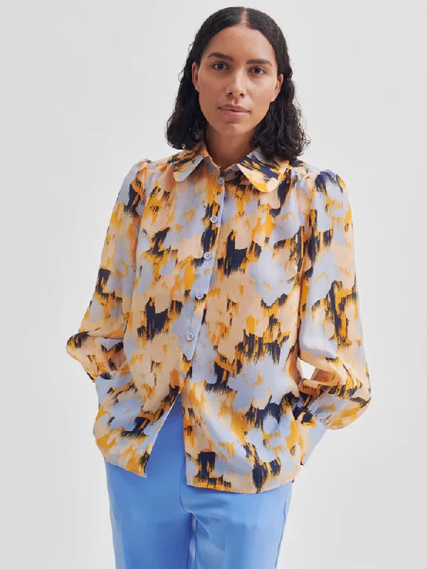 Second Female Marigold Shirt Heather -- Basic T-Shirt Crew Neck Short Sleeve
