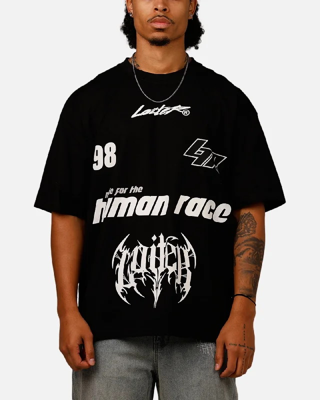 Loiter Racer T-Shirt Black-- Layered Multi-layer Single Layer