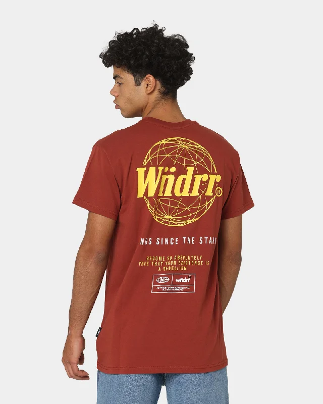 WNDRR Timeless Custom Fit T-Shirt Terracotta-- Casual Formal Business