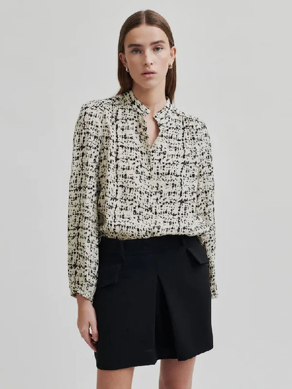 Second Female Maluka Shirt French Oak-- Terry Blend Velvet Blend Canvas Blend