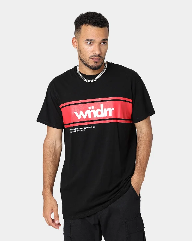 WNDRR Morant Custom Fit T-Shirt Black-- Terry Blend Velvet Blend Canvas Blend