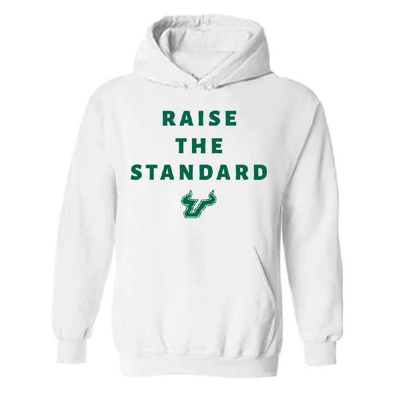 USF - NCAA Women's Soccer : Sydney Schwarz - Hooded Sweatshirt Hoodie with Earth Tones Natural Calm