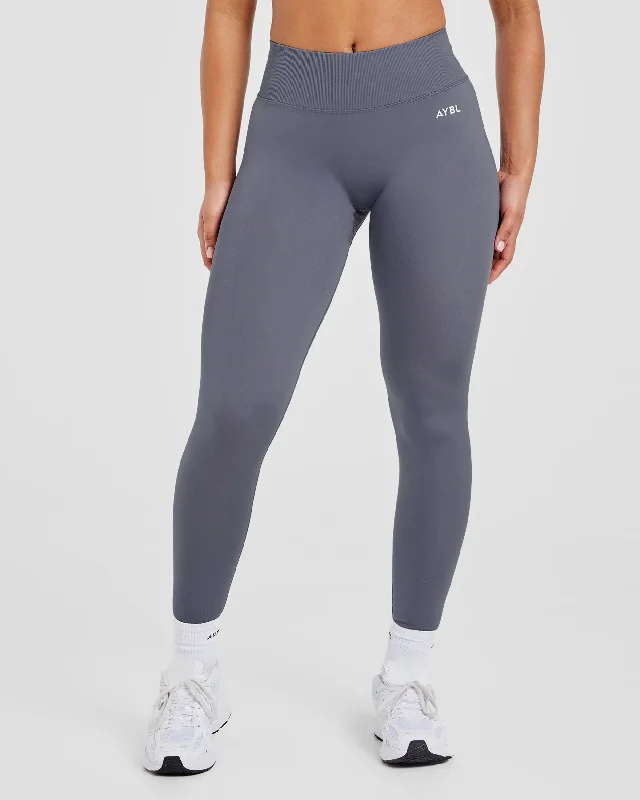 Adapt Seamless Leggings - Slate Trendy Polka Dot Leggings