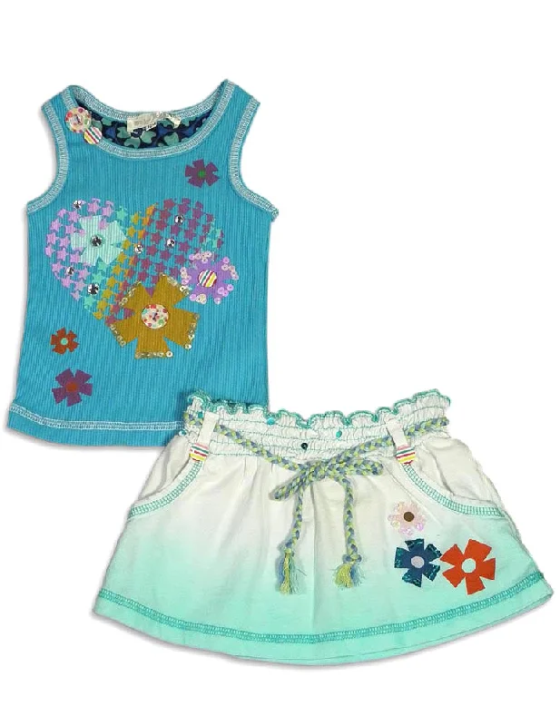 turquoise white