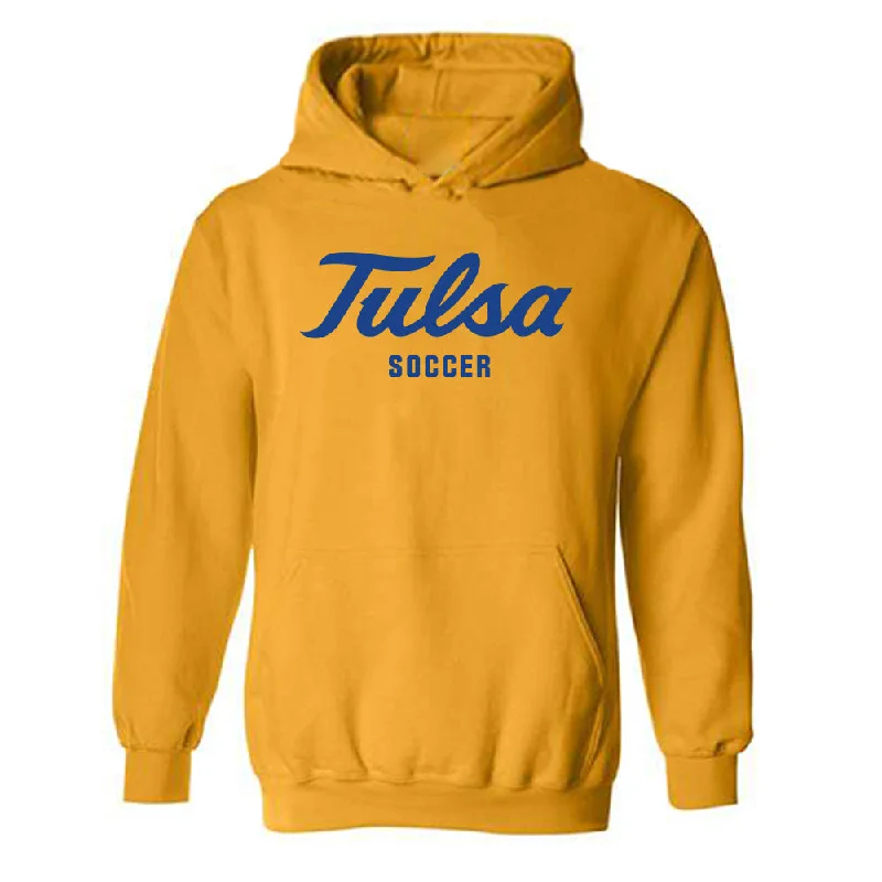 Tulsa - NCAA Women's Soccer : Tatum Sanders - Classic Shersey Hooded Sweatshirt Hoodie with Hem Elastic Stretchable Comfortable Tulsa - NCAA Women's Soccer : Tatum Sanders - Classic Shersey Hooded Sweatshirt Hoodie with Hem Elastic Stretchable Comfortable