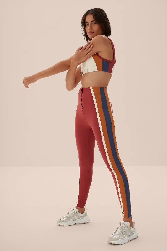 Color blocking Leggings Stylish Sporty Performance Leggings