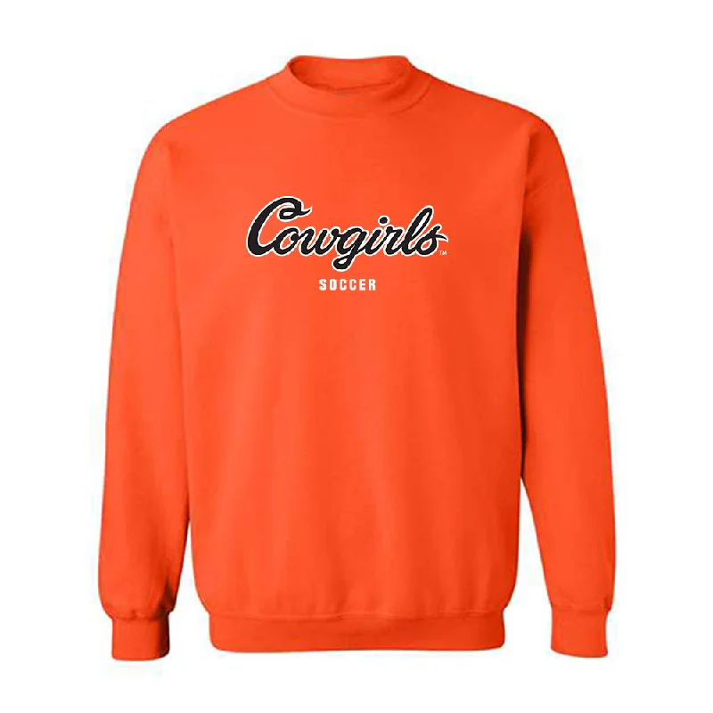 Oklahoma State - NCAA Women's Soccer : Caroline Dill - Classic Shersey Crewneck Sweatshirt Hoodie with Drawcord Adjustable Secure Oklahoma State - NCAA Women's Soccer : Caroline Dill - Classic Shersey Crewneck Sweatshirt Hoodie with Drawcord Adjustable Secure