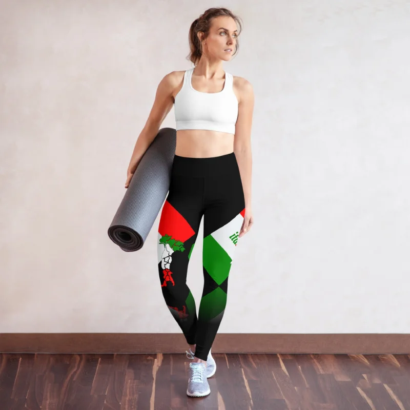 Elegant Italia - Italy Flag And Map All-Over Print Super Soft, Stretchy, Comfortable Yoga Leggings With Pockets Elegant Stretchy Faux Leather Leggings Elegant Italia - Italy Flag And Map All-Over Print Super Soft, Stretchy, Comfortable Yoga Leggings With Pockets Elegant Stretchy Faux Leather Leggings