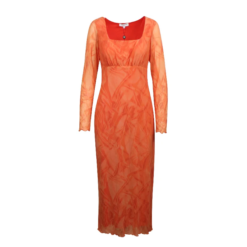 Opening Ceremony CLEMENTINE MULTI MESH EMPIRE DRESS Tunic Top Casual
