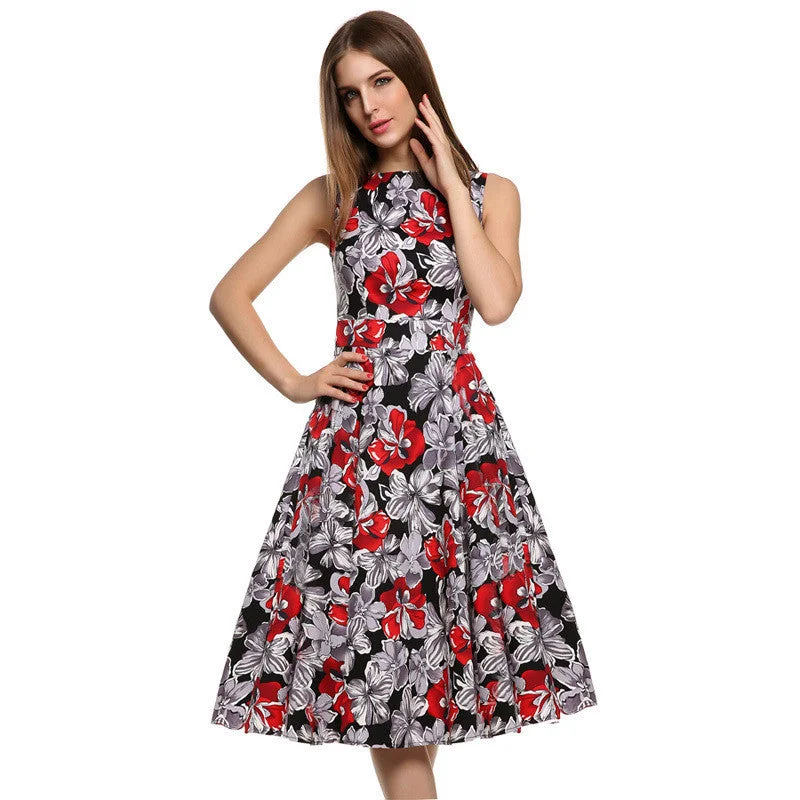 Flower Red Black