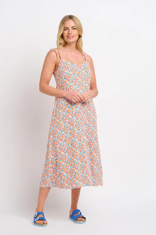 Whimsical Floral Strappy Dress Tunics New arrival