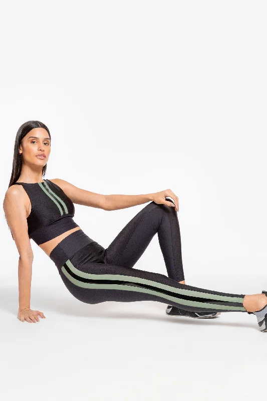 Neo Block Legging Fashionable Solid Color Tights