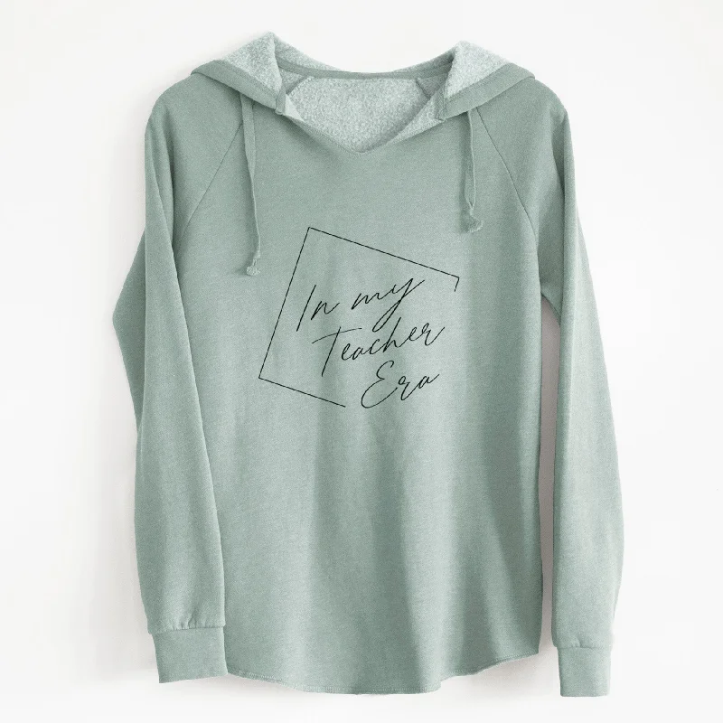 In My Teacher Era - Cali Wave Hooded Sweatshirt Hoodie with Bell Sleeves Flared Feminine In My Teacher Era - Cali Wave Hooded Sweatshirt Hoodie with Bell Sleeves Flared Feminine