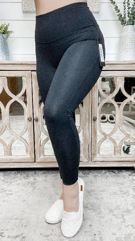 Settle Me Down Mono B Leggings - 3 colors! Fashionable Plus-Size Activewear