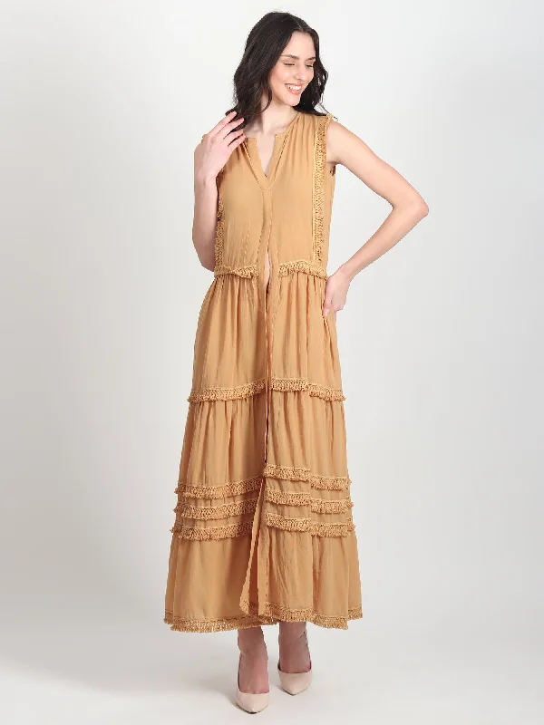Kelly Embroidered Cotton A-Line Dress Tunics Wedding white