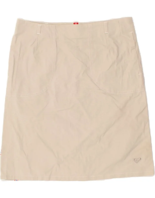 QUIKSILVER Womens Straight Skirt US 5 Medium W30  Grey Cotton corduroy skirt durable