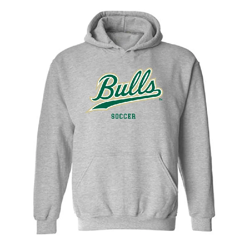 USF - NCAA Women's Soccer : Sydney Schwarz - Classic Fashion Shersey Hooded Sweatshirt Hoodie with Ribbed Neckline Snug Warm USF - NCAA Women's Soccer : Sydney Schwarz - Classic Fashion Shersey Hooded Sweatshirt Hoodie with Ribbed Neckline Snug Warm
