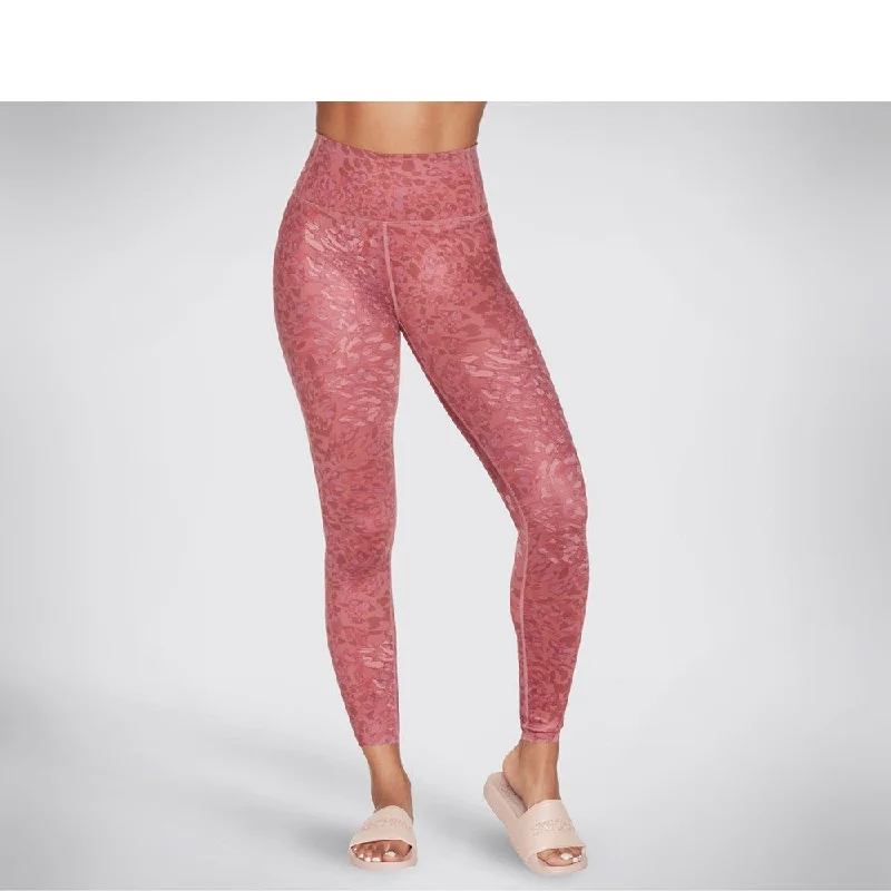 Skechers Go Sculpt HW Leopard Legging Chic Floral Print Leggings