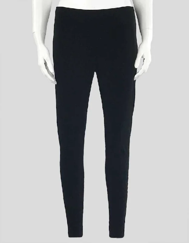 Eileen Fisher Black Velvet Leggings - Small/Petite Trendy Sports Performance Leggings Eileen Fisher Black Velvet Leggings - Small/Petite Trendy Sports Performance Leggings