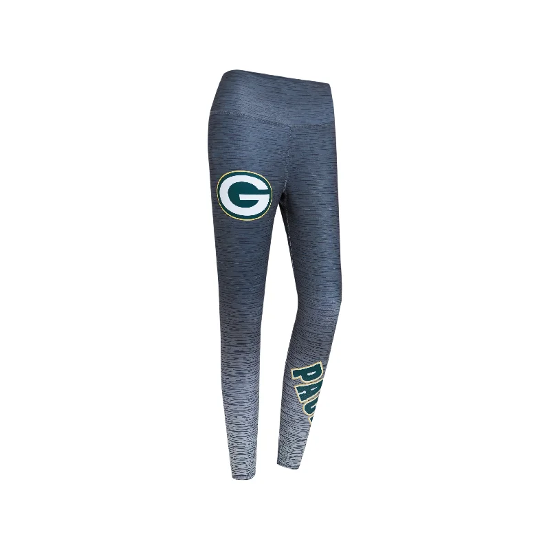Green Bay Packers Flyaway Knit Sublimated Leggings Cozy Ribbed Leggings