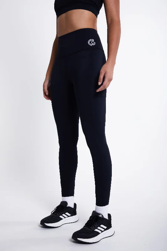 Power Training Legging- Black Trendy Ombre Effect Leggings