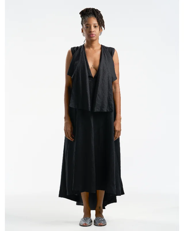 THE CLOTH Anthurium Dress with a deep V-neckline and convenient pockets Tunics Bridal satin