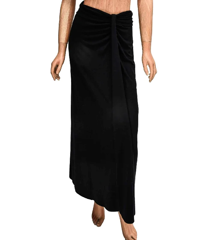 Soft Maxi Skirt with Fitted Waistband velvet skirt sumptuous