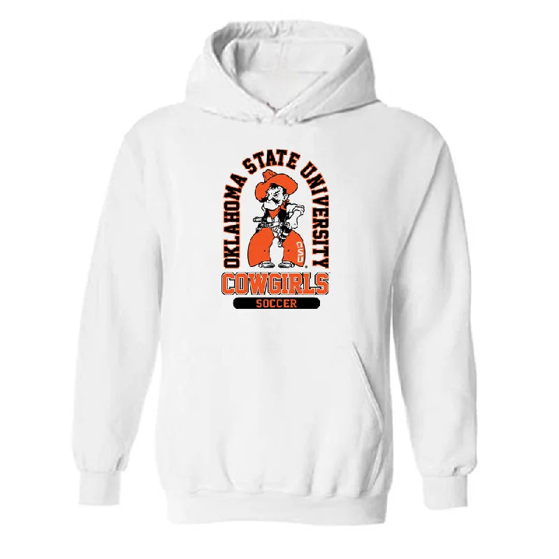 Oklahoma State - NCAA Women's Soccer : Caroline Dill - Classic Shersey Hooded Sweatshirt Hoodie with Mesh Breathable Sporty Oklahoma State - NCAA Women's Soccer : Caroline Dill - Classic Shersey Hooded Sweatshirt Hoodie with Mesh Breathable Sporty