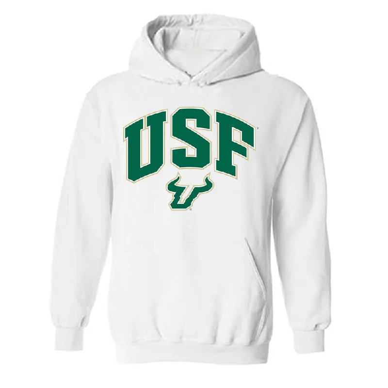 USF - NCAA Women's Soccer : Sydney Schwarz - Classic Fashion Shersey Hooded Sweatshirt Hoodie with Rolled Sleeves Casual Relaxed USF - NCAA Women's Soccer : Sydney Schwarz - Classic Fashion Shersey Hooded Sweatshirt Hoodie with Rolled Sleeves Casual Relaxed